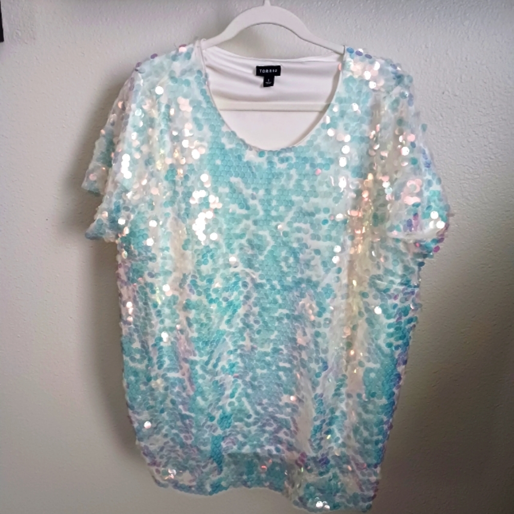 Torrid sequin size 1 top